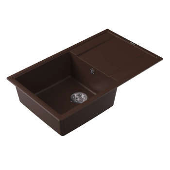 Товар: Мойка "Липси" 860, брауни 20.130.D0860.206 - фото 1 Мойка "Липси" 860, брауни 20.130.D0860.206 — фото 1, Кухонные мойки