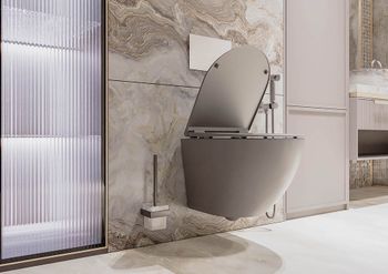 Унитаз подвесной Veconi Moro VMO-48TGr — фото 3, Подвесные унитазы