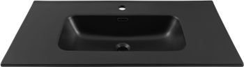Раковина Aquanet Flat 90 черная матовая 00329256 — фото 5, Раковины