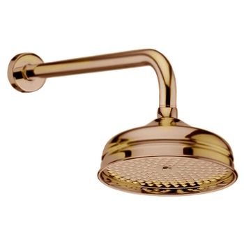 Верхний душ с кронштейном Fiore 30ZZ8637, бронза — фото 1, Верхние души