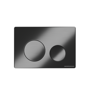 Кнопка смыва Balance, клавиши Circle, цвет вороненая сталь, арт. CN12-001GG — фото 1, Кнопки смыва