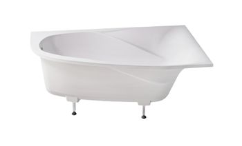 Ванна СЕЛЕНА пустая, литой мрамор, правая 1700х1000 01010040 — фото 6, Ванны