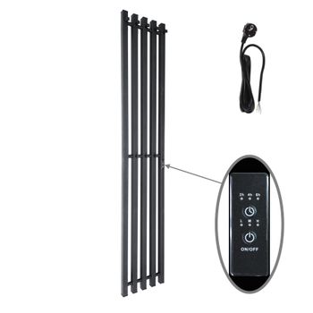 Товар: Полотенцесушитель электрический INARO ПРОФИЛЬНЫЙ 1500х240 правый, скр.монтаж, СНШ, черный матовый(RAL 9005), (Ferrum, 8 крючков), Маргроид Inaro-15024-1081-9005R - фото 3 Полотенцесушитель электрический INARO ПРОФИЛЬНЫЙ 1500х240 правый, скр.монтаж, СНШ, черный матовый(RAL 9005), (Ferrum, 8 крючков), Маргроид Inaro-15024-1081-9005R — фото 3, Электрические полотенцесушители