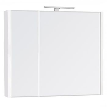 ETNA Зеркальный шкаф 80, белый глянец, ROCA 7857304806 — фото 1, Зеркальные шкафы в ванную