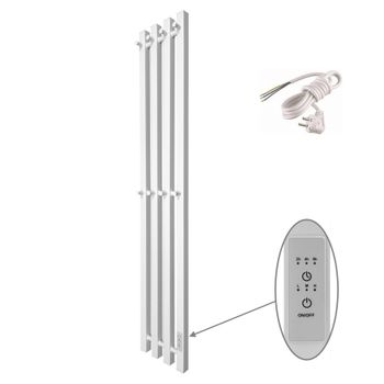 Товар: Полотенцесушитель электрический INARO ПРОФИЛЬНЫЙ 1200х180 правый, скр.монтаж, СНШ, белый матовый(RAL 9016), (Ferrum, 8 крючков), Маргроид Inaro-12018-1081-9016R - фото 2 Полотенцесушитель электрический INARO ПРОФИЛЬНЫЙ 1200х180 правый, скр.монтаж, СНШ, белый матовый(RAL 9016), (Ferrum, 8 крючков), Маргроид Inaro-12018-1081-9016R — фото 2, Электрические полотенцесушители