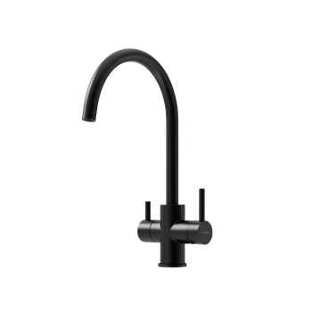 Смеситель для кухни SANCOS Taper с возможностью подключения фильтра для воды, цвет черный матовый, арт. SC4012MB — фото 1, Смесители для кухни