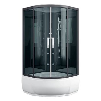 Душевая кабина ERLIT 57 серия ER5709TP-C24-RUS тонированное стекло — фото 1, Душевые кабины