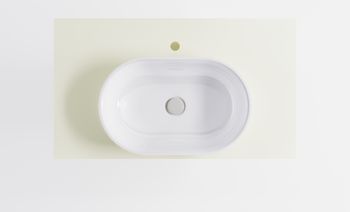 Товар: Тумба Шарм 90см 1ящ RAL1013 мат., раковина Шарм бел гл, столешница Solid в цвете 4631177715099 - фото 6 Тумба Шарм 90см 1ящ RAL1013 мат., раковина Шарм бел гл, столешница Solid в цвете 4631177715099 — фото 6, Тумбы с раковиной