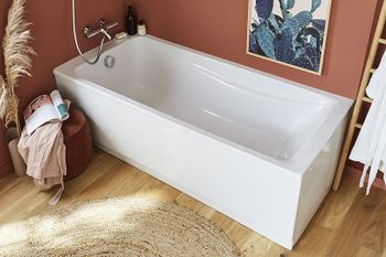 Фронтальная панель для ванны Jacob Delafon Odeon Up 170х75 Белая (E491RU-00) — фото 1, Экраны для ванн