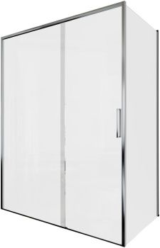 Товар: Душевой уголок Aquanet Pleasure Evo 150x90 AE65-150x90-CT профиль хром, прозрачное стекло - фото 4 Душевой уголок Aquanet Pleasure Evo 150x90 AE65-150x90-CT профиль хром, прозрачное стекло — фото 4, Душевые уголки