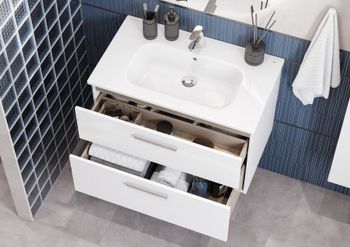 Товар: VICTORIA Тумба под раковину VICTORIA 80, 2 ящика, белый гл., ROCA A857470806 - фото 10 VICTORIA Тумба под раковину VICTORIA 80, 2 ящика, белый гл., ROCA A857470806 — фото 10, Тумбы под раковину