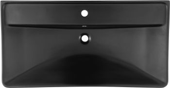 Товар: Раковина Aquanet Ирис 90 черная матовая 00329250 - фото 3 Раковина Aquanet Ирис 90 черная матовая 00329250 — фото 3, Раковины