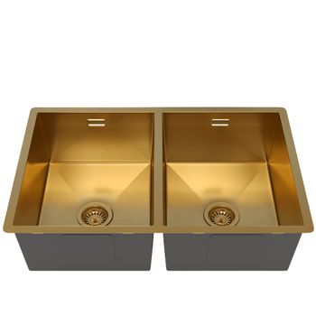 Кухонная мойка Reflexion Iseo RX2265BL оружейная сталь — фото 186, Кухонные мойки