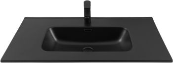 Раковина Aquanet Flat 90 черная матовая 00329256 — фото 3, Раковины