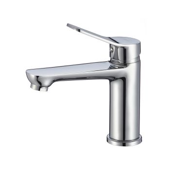 Смеситель для умывальника, глянцевый хром, Enjoy, Milardo, (ENJSB00M01) — фото 1, Смесители для раковины