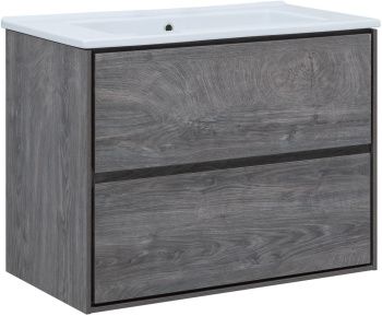 Тумба под раковину Aquanet Милан 85 дуб рошелье 00339969 — фото 9, Тумбы под раковину