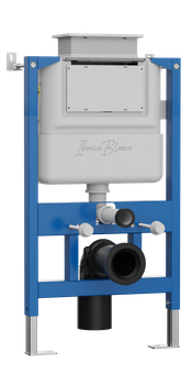 Инсталляция для подвесного унитаза IBERICA BLANCA SILENCIO PNEUMATICO CORTO с пневматическим управлением (IB.800APC) — фото 2, Инсталляции для унитазов