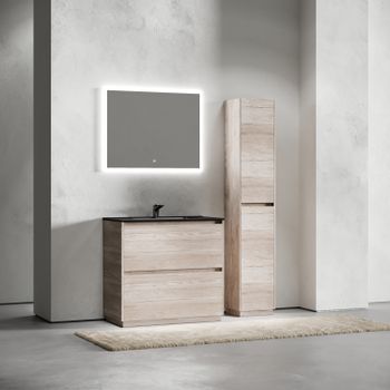 Товар: Тумба под раковину SANCOS Libra Floor напольная, 890х450х840, c двумя ящиками оснащенными доводчиками, дуб галифакс натуральный, арт. LB90FEG - фото 9 Тумба под раковину SANCOS Libra Floor напольная, 890х450х840, c двумя ящиками оснащенными доводчиками, дуб галифакс натуральный, арт. LB90FEG — фото 9, Тумбы под раковину