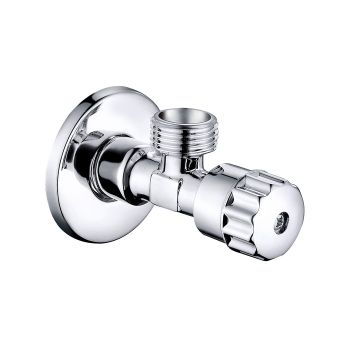 Кран угловой IDDIS Optima Home с отражателем, 1/2; 1/2, кран-букса, латунь (910B0P2C2CZ) — фото 2, Краны