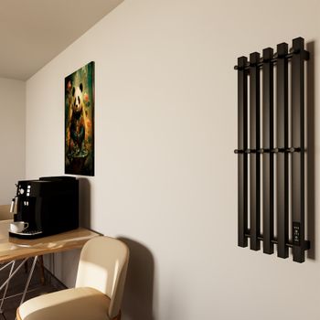 Товар: Полотенцесушитель электрический INARO ПРОФИЛЬНЫЙ 800х240 правый, скр.монтаж, СНШ, черный матовый(RAL 9005), (Ferrum, 10 крючков), Маргроид Inaro-8024-1081-9005R - фото 3 Полотенцесушитель электрический INARO ПРОФИЛЬНЫЙ 800х240 правый, скр.монтаж, СНШ, черный матовый(RAL 9005), (Ferrum, 10 крючков), Маргроид Inaro-8024-1081-9005R — фото 3, Электрические полотенцесушители