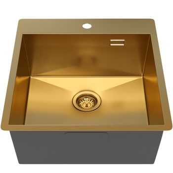 Кухонная мойка Reflexion Iseo RX2265BL оружейная сталь — фото 242, Кухонные мойки