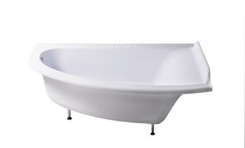 Ванна АНАСТАСИЯ пустая, литой мрамор, правая 1820х1250 01010024 — фото 6, Ванны