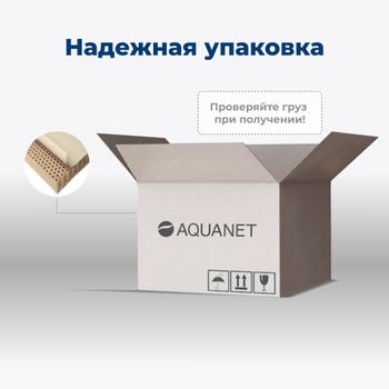 Тумба под раковину Aquanet Nova Lite 60 дуб рошелье (2 дверцы) 00298848 — фото 9, Тумбы под раковину