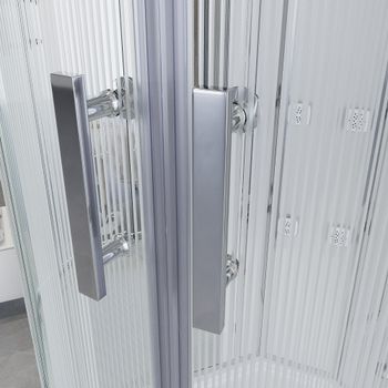 Душевая кабина Niagara Ultra NG-708-01 (90х90х220) высокий поддон(48см),стекло прозрачное с рисунком,4 места 7080164 — фото 9, Душевые кабины