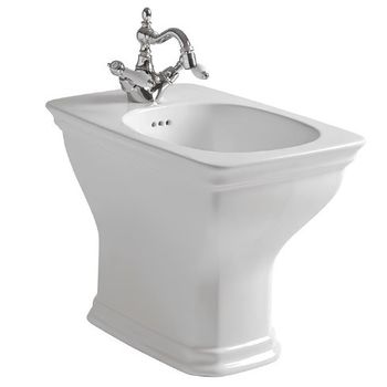 Биде Artceram Civitas напольное с одним отверстием цвет белый CIB002 01 00 — фото 2, Биде напольные