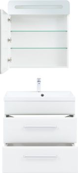 Тумба под раковину Aquanet Лукка 75 белый 00302397 — фото 6, Тумбы под раковину