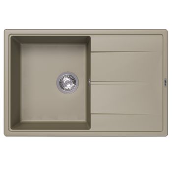 Кухонная мойка ABBER Quarz AQ2904S песочный — фото 1, Кухонные мойки