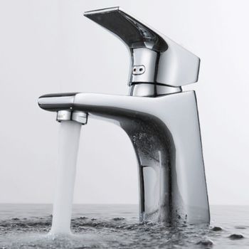 Смеситель для раковины D&K Rhein DA1292101, хром — фото 1, Смесители для раковины