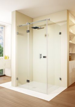 SCANDIC NXT X203 970x770x2000 P Черный душевое ограждение, хром RIHO G001058121 — фото 1, Душевые кабины и ограждения