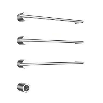 AQM3143CR Полотенцесушитель электрический (встраиваемый) 520*506 c терморегуляторм, цвет: хром. — фото 1, Электрические полотенцесушители