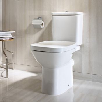 DEBBA Чаша унитаза с горизонтальным выпуском, установочный комплект, белая. (RU). ROCA 734299700Y — фото 10, Напольные унитазы