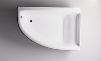 Ванна АНАСТАСИЯ пустая, литой мрамор, правая 1820х1250 01010024 — фото 4, Ванны