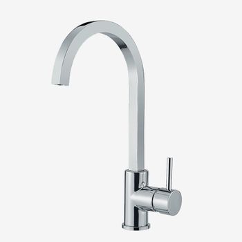 Смеситель для кухни Webert Praga PR920302015, хром — фото 1, Смесители для кухни