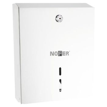 Диспенсер прямоугольный из стали белой для туалетной бумаги в больших рулонах 05104.W — фото 1, Аксессуары и оборудование для общественных мест