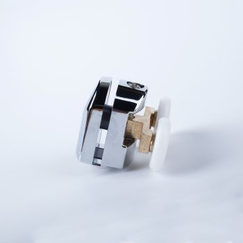 Ролики IDDIS 2 верхних, 2 нижних двойные, D=23 мм хром, стекло 4 мм (966D23C4DZ) — фото 1, Комплектующие для душевого оборудования