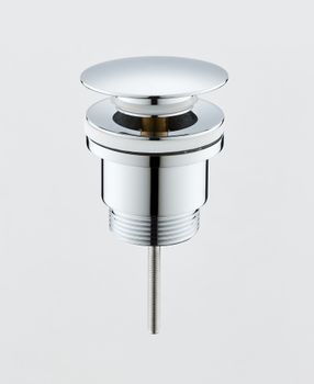 BOND BV0300 Донный клапан универсальный для раковины хромированный — фото 1, Донные клапаны