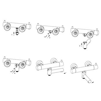 AQM8301BN Излив поворотный с картриджем, Brushed nickel — фото 2, Изливы