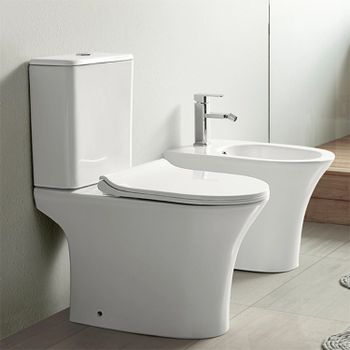 Унитаз напольный CeramaLux 1217A — фото 1, Напольные унитазы