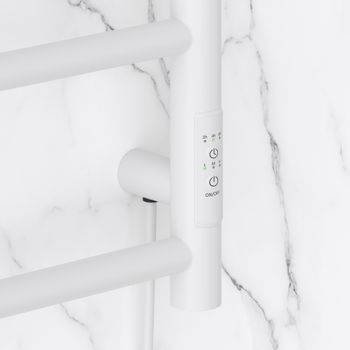 Товар: Полотенцесушитель электрический Стилье Формат 27 600х400 правый Матовый белый 30528-6040 - фото 2 Полотенцесушитель электрический Стилье Формат 27 600х400 правый Матовый белый 30528-6040 — фото 2, Электрические полотенцесушители