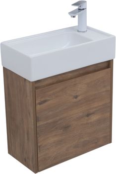 Мебель для ванной Aquanet Nova Lite 50 дуб рустикальный (с дверецей) 00302530 — фото 4, Комплекты мебели для ванной