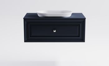 Товар: Тумба Шарм 100см 1ящ RAL7024 мат., раковина Шарм бел гл, столешница Solid в цвете 4631177715167 - фото 2 Тумба Шарм 100см 1ящ RAL7024 мат., раковина Шарм бел гл, столешница Solid в цвете 4631177715167 — фото 2, Тумбы с раковиной