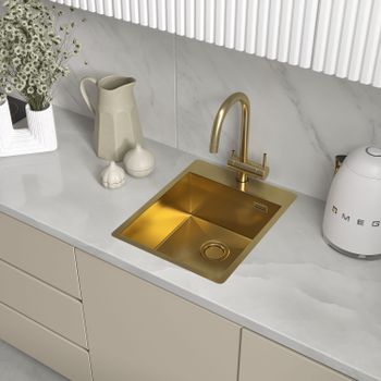 Кухонная мойка Reflexion Iseo RX2265BL оружейная сталь — фото 220, Кухонные мойки