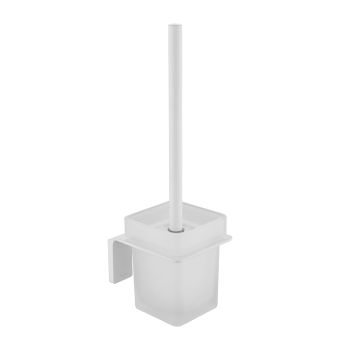 Ерш IDDIS Slide матовое стекло, сплав металлов, белый матовый (SLIWTG0i47) — фото 2, Аксессуары для ванной