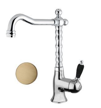 Смеситель для раковины Fiore IMPERIAL BLACK 89ZZ5225, бронза — фото 1, Смесители для раковины