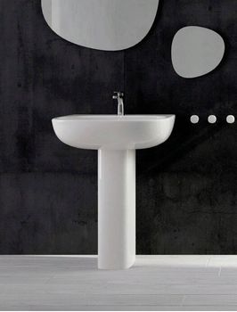 Пьедестал Artceram Ten для раковины цвет белый TEC003 01 00 — фото 1, Раковины