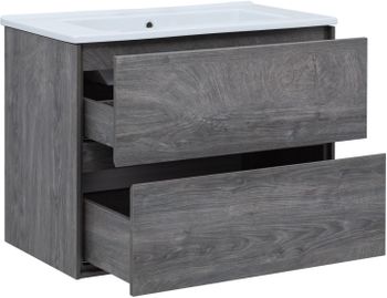 Тумба под раковину Aquanet Милан 85 дуб рошелье 00339969 — фото 6, Тумбы под раковину